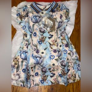 NEW Burberry flower dress size 2t